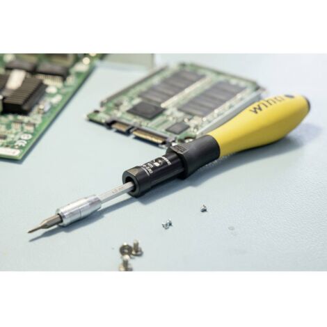 Jeu de tournevis dynamométriques Wiha TorqueVario-S Micro ESD couple 0,1-0,6 Nm, coffret, 18 pcs