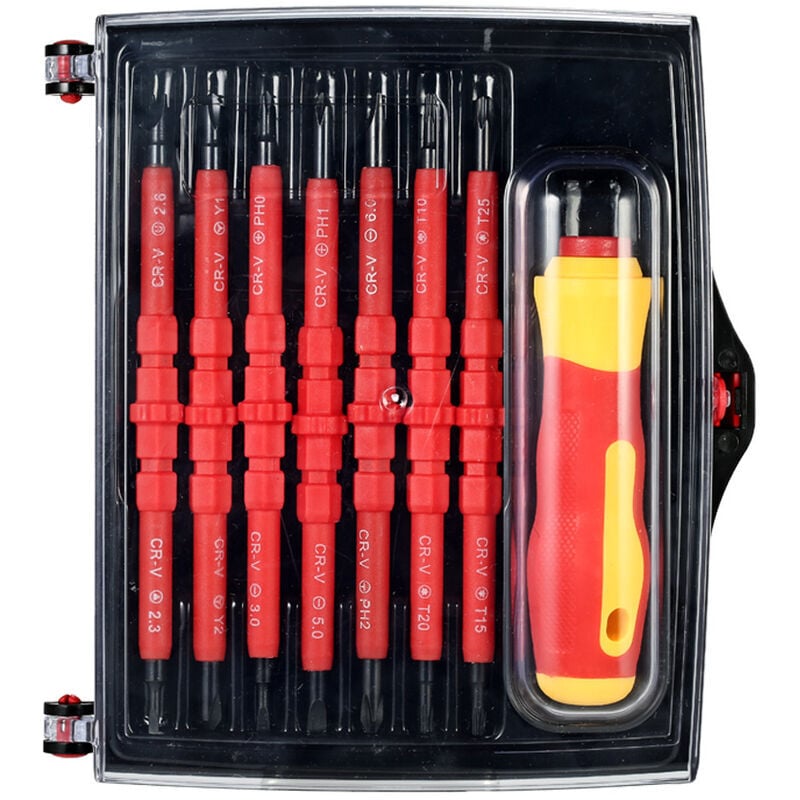 Forehill - Jeu de tournevis isolés pour électricien domestique