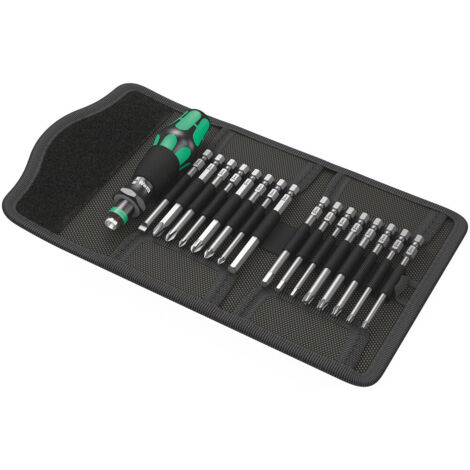 Wera – Coffret de tournevis Kraftform Kompakt 60 – Mandrin Rapidaptor à changement rapide – Technologie Hex-Plus pour vis à six pans creux