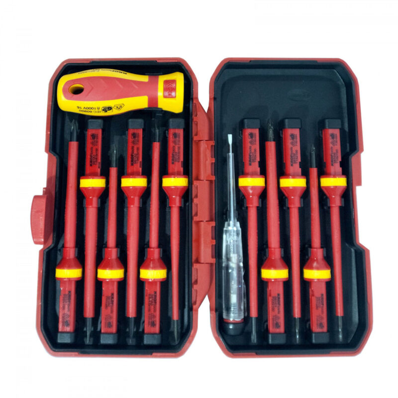 Kroftools - Jeu de tournevis isoles vde/gs torx etoile plats et cruciformes