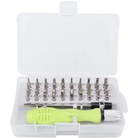 Jeu de tournevis multifonction en alliage pour montres, outils de réparation et démontage remplaçables.