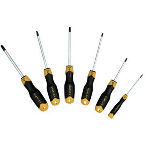 Jeu de tournevis Stanley CushionGrip en module, 6 pièces