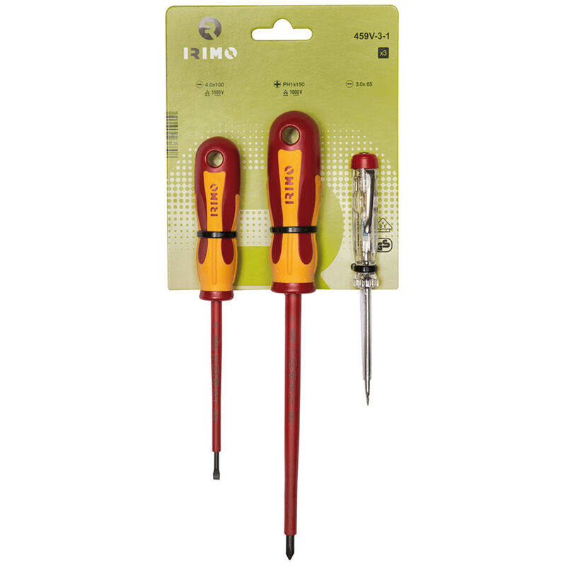 Irazola - irimo - Jeu de tournevis isolés, 3 pièces