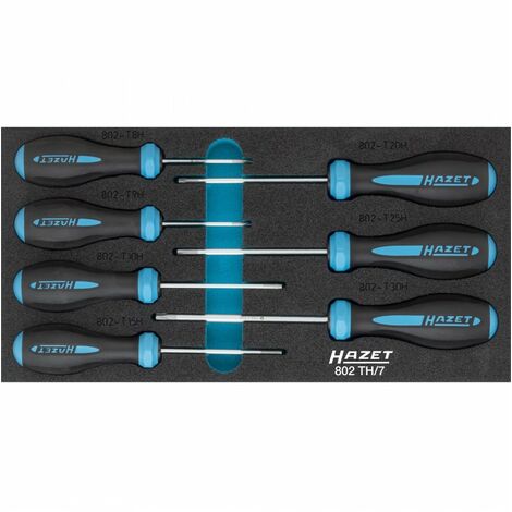 Jeu de tournevis Torx 7 pcs Hazet
