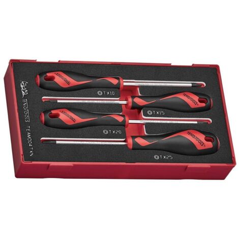 JEU DE TOURNEVIS TORX TEAMD04TXN, 4 PIÈCES - L-285470100