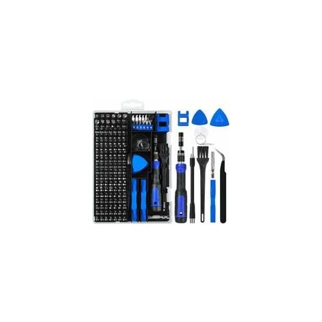 Jeu de tournevis,Kit d'outils de réparation de tournevis de précision 160-en-1 Kit d'outils de réparation professionnel pour iPhone/téléphone portable/ordinateur/tablette/PC/électronique etc