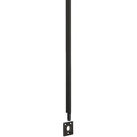 Jeu de tringles pour crémone pompier 740 741 742 noir VACHETTE 12896000