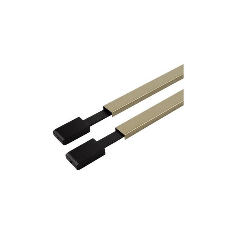 Jeu de tringles pour serrure Sureté keso 4000S omega HB3 haut et bas horizontale