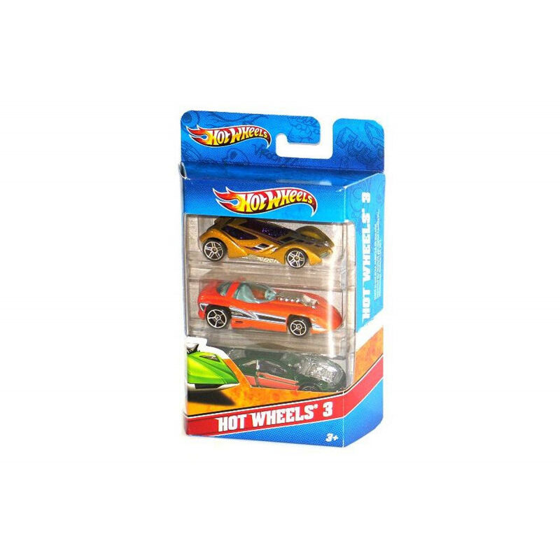 Pack de 3 voitures Hot Wheels Mattel - Blanc