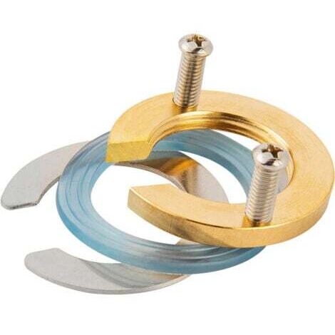 Jeu d'écrous de fixation de robinet en cuivre pour empêcher les robinets de cuisine et de salle de bain de se desserrer, connecteur de Type écrou à trou unique 31mm