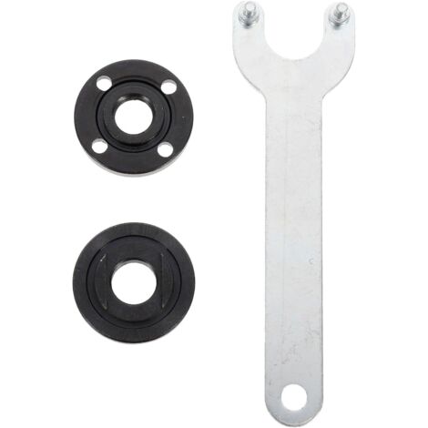 Jeu d'écrous de serrage angulaires M14 pour meuleuses d'angle, finition polie