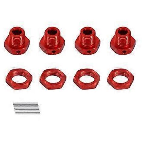 Jeu d'écrous hexagonaux de moyeu allongés de 6 mm en alliage d'aluminium de 17 mm pour ARRMA