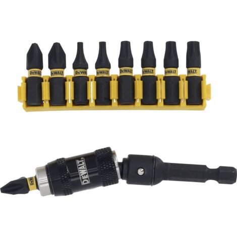 DeWalt 31 pièces Flextorq ™ impact tournevis Bit Set dans une coque arriere Tough DT70737T-QZ