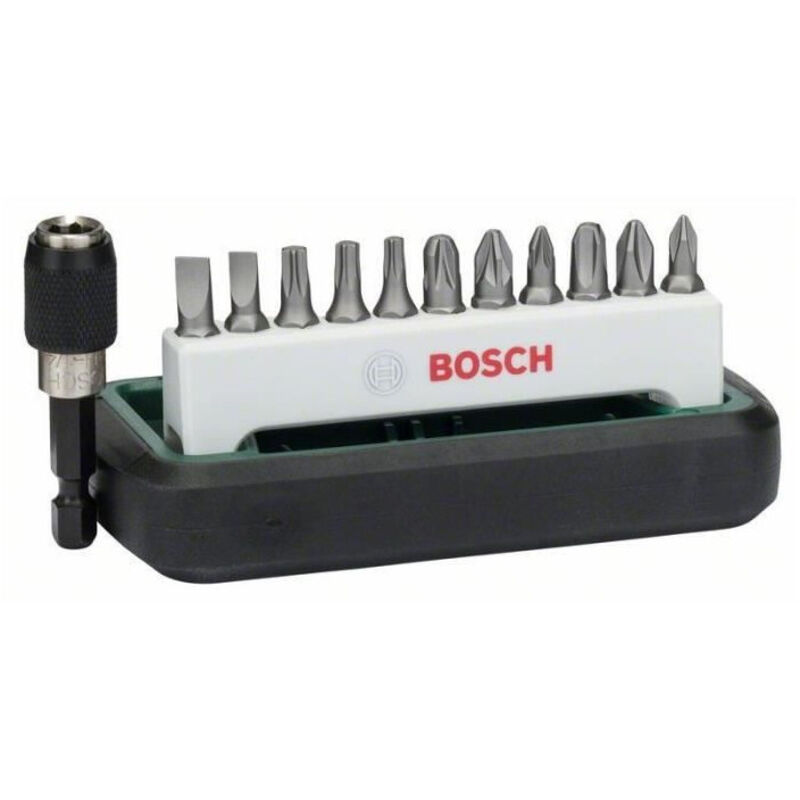 Bosch - 2608255994 set de 11 embouts de vissage qualité standard avec porte-embout ph/pz/torx/plat