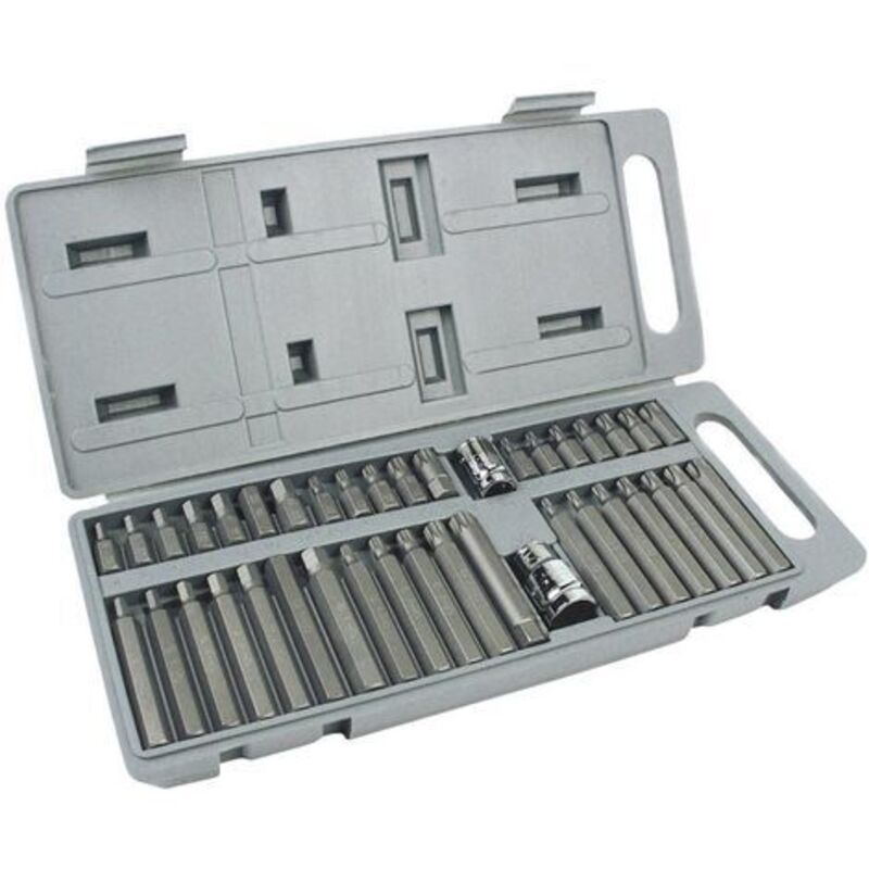 Brüder Mannesmann - m 187-40 Jeu d'embouts 40 pièces 6 pans intérieurs, denture multiple (xzn), torx® intérieur