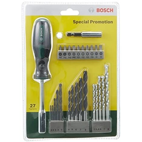 Jeu d’embouts de perceuse et de tournevis (27 pièces) BOSCH 2607017201