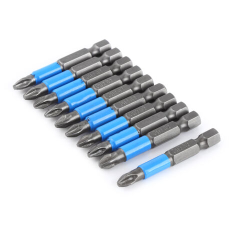 Jeu d'embouts de tournevis à tête transversale, Portable, Durable et Anti-Impact, pour tournevis à main, perceuses électriques