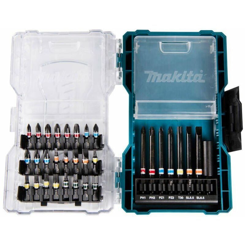 JEU D'EMBOUTS DE VIS MAKITA. + POIGNÉE 60mm 32pcs.