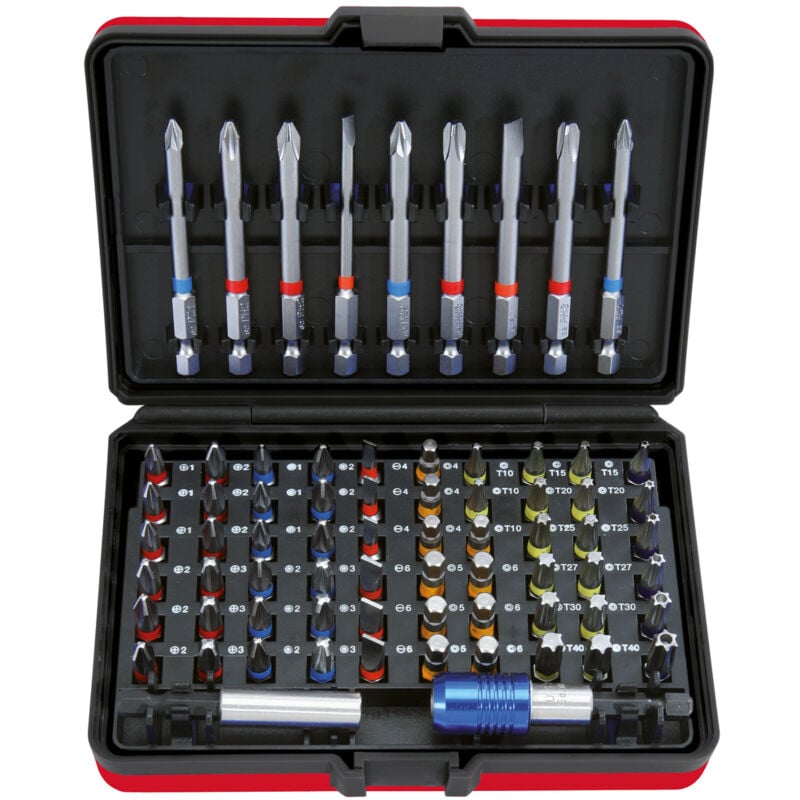 Kstools - Jeu d'embouts de vissage à code couleur TORSIONpower® 1/4'' 32 pcs