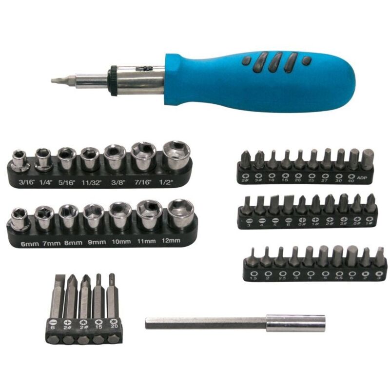 Jeu D'embouts Et Douilles-52 Pièces