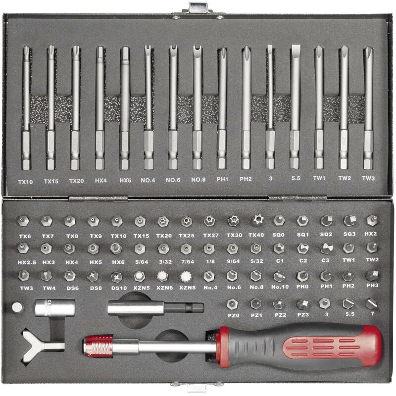 1 6 X Carré embouts de Tournevis taille 0 2 /& 3 25 mm /& 75 mm long