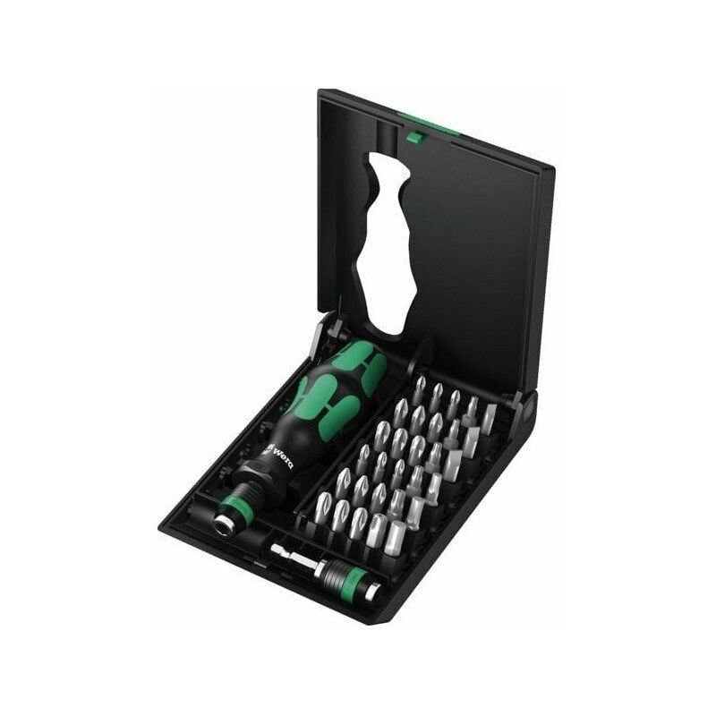 Coffret embout vissage : 32 outils port embout + adap + embout kk70