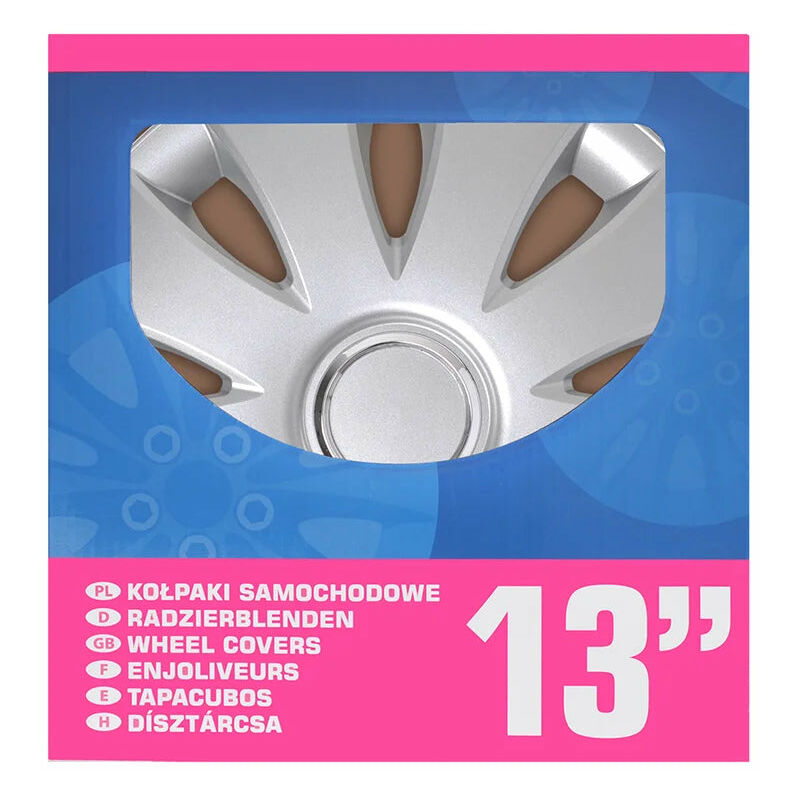 Jeu D'enjoliveurs De Roues Aura 13 Pouces 4 Pièces En Boîte Vitrine