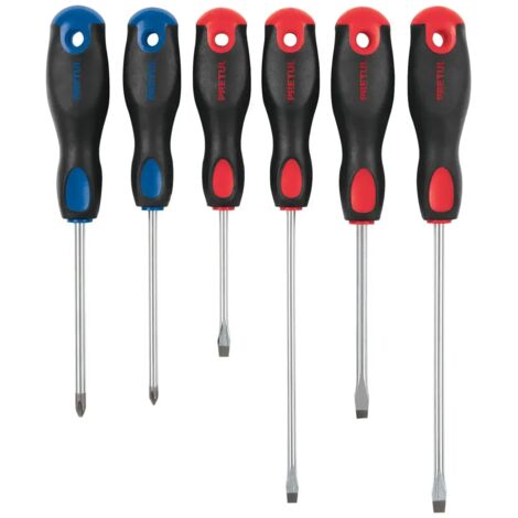 Jeu Desarmadores, 6 Pz, Mango Comfort Grip, Pretul, 20220