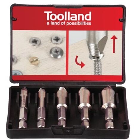 JEU D'EXTRACTEURS DE VIS - 5 PCS VELLEMAN TL78008