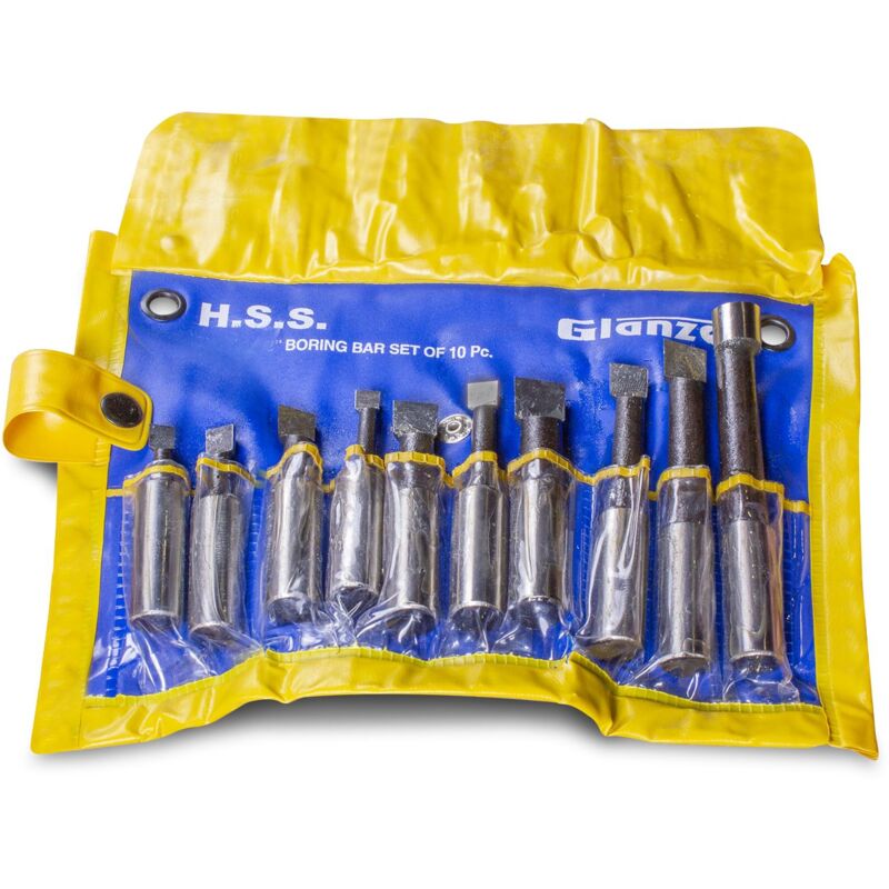 Mw-tech - Jeu d'outils avec plaquettes brazées - têtes d'alésage KBS1012