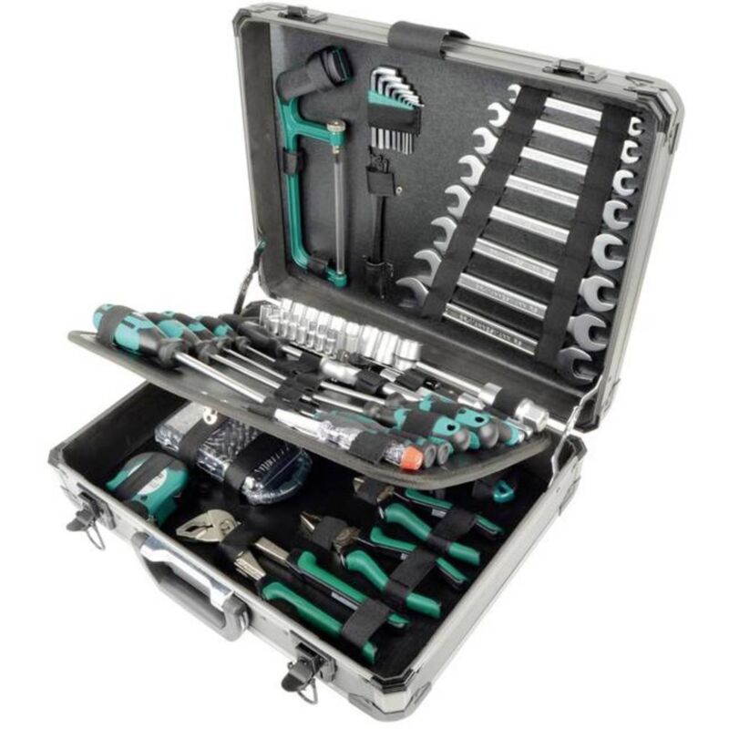 Brüder Mannesmann - M29079 Jeu d'outils en valise 133 pièces