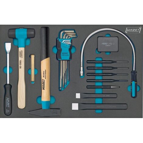 Jeu d'outils ∙ clé mâle coudée ∙ outils divers 163-60/22 ∙ Profil à 6 pans intérieurs ∙ 22 pièces