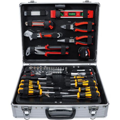 Jeu d’outils dans malette aluminium 129 pièces BGS Do it yourself
