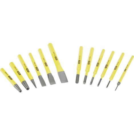 Stanley Burin Grains par batte Set 4-18-299 12 pièces