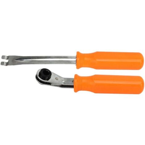 Jeu d'outils de réglage automatique du jeu, 2 pièces, libération d'extrémité de fourche, clé à cliquet Double carrée pour camions et remorques