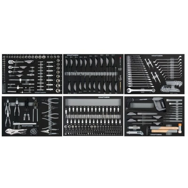 Jeu d'outils eva 304 pièces Kraftwerk 105.102.099