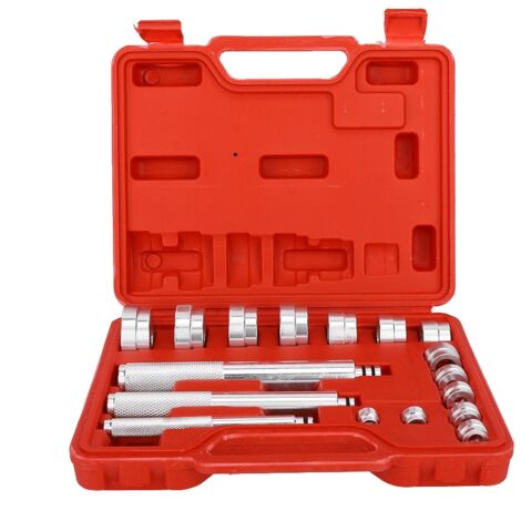 Jeu d'outils extracteur de roulement et bague de roue en aluminium (17 pièces)