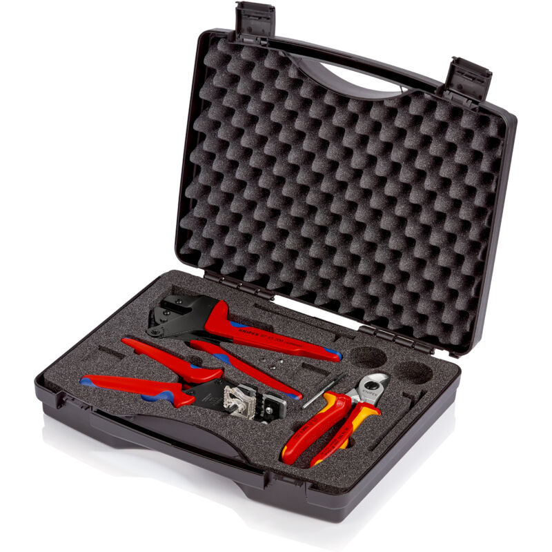 97 91 01 Jeu d'outils pour les techniciens en valise 3 pièces C55148 - Knipex