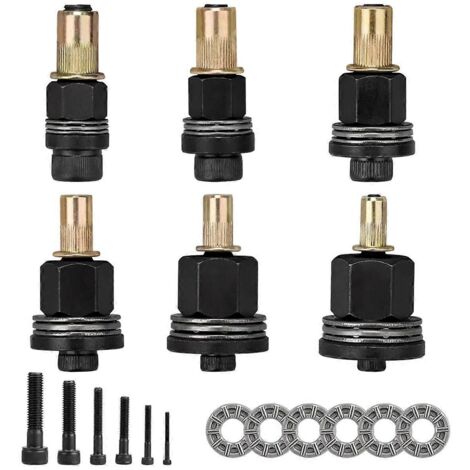 Jeu d'outils pour écrous à sertir M3-M10 pour perceuses manuelles et électriques (photo couleur)