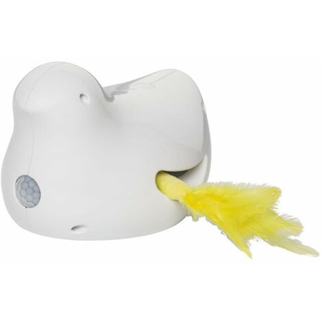 Jeu électronique Peek a Bird à détecteur de mouvement avec plume mobile pour chats