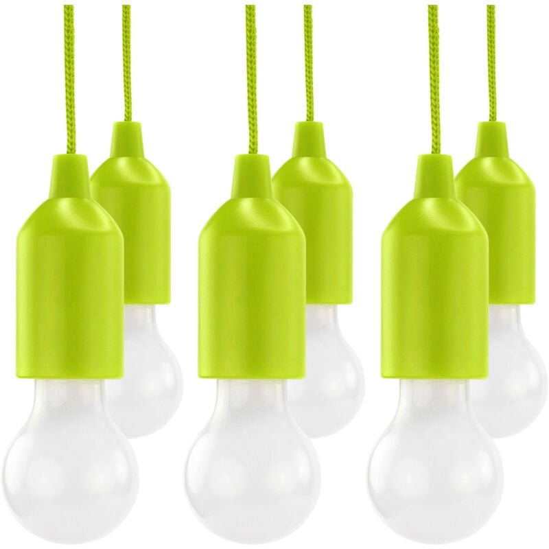 HyCell Pull Light avec tirette, incl. piles aaa (6 pces