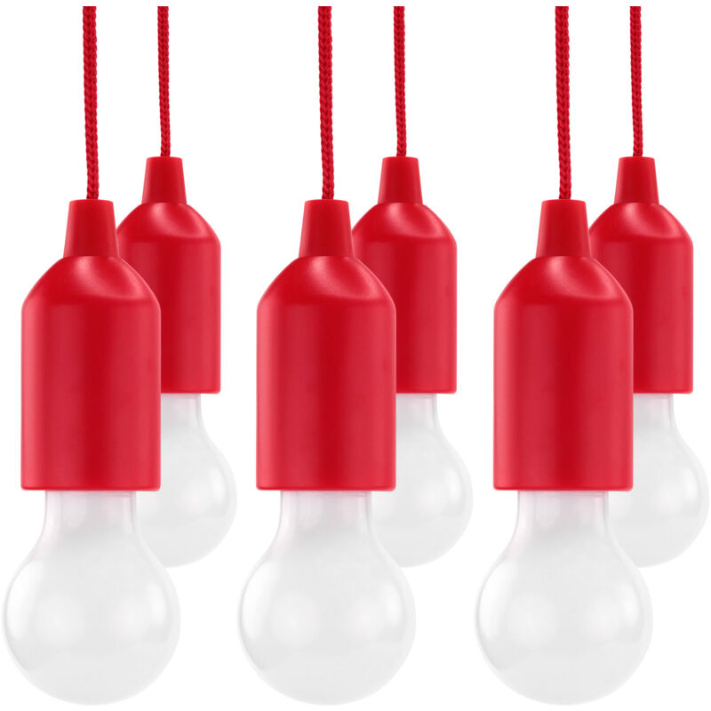 HyCell Pull Light avec tirette, incl. piles aaa (6 pces)