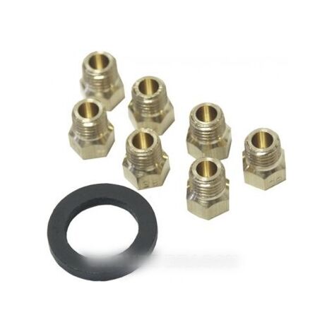 JEU INJECTEURS GAZ BUTANE POUR TABLE DE CUISSON WHIRLPOOL