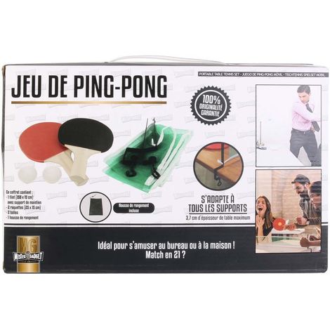 Jeu mini ping pong mobile - Rouge