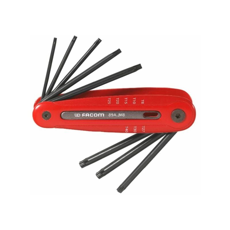 Facom - Jeu de 8 clés mâles Torx® sur monture 89A.JM8