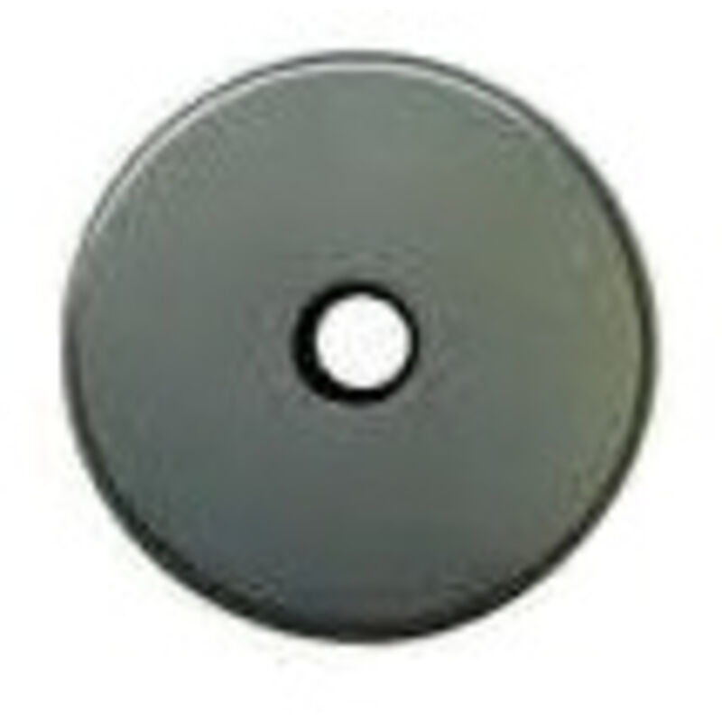 Rosace ronde chromée velours - Bec de cane - Jazz - La paire - Vachette