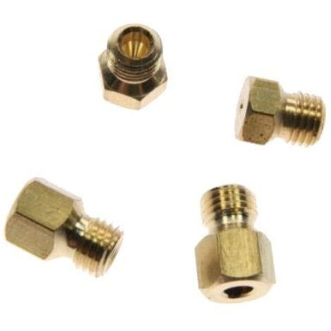 JEU X4 INJECTEURS GAZ NATUREL POUR TABLE DE CUISSON BAUMATIC EBERHART - 900041