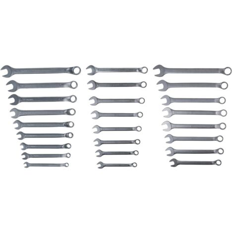 Jeux de clés mixtes coudées, 25 pcs, 6-32 mm