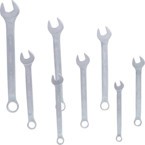 Jeux de clés mixtes coudées, 8 pcs 8-22 mm