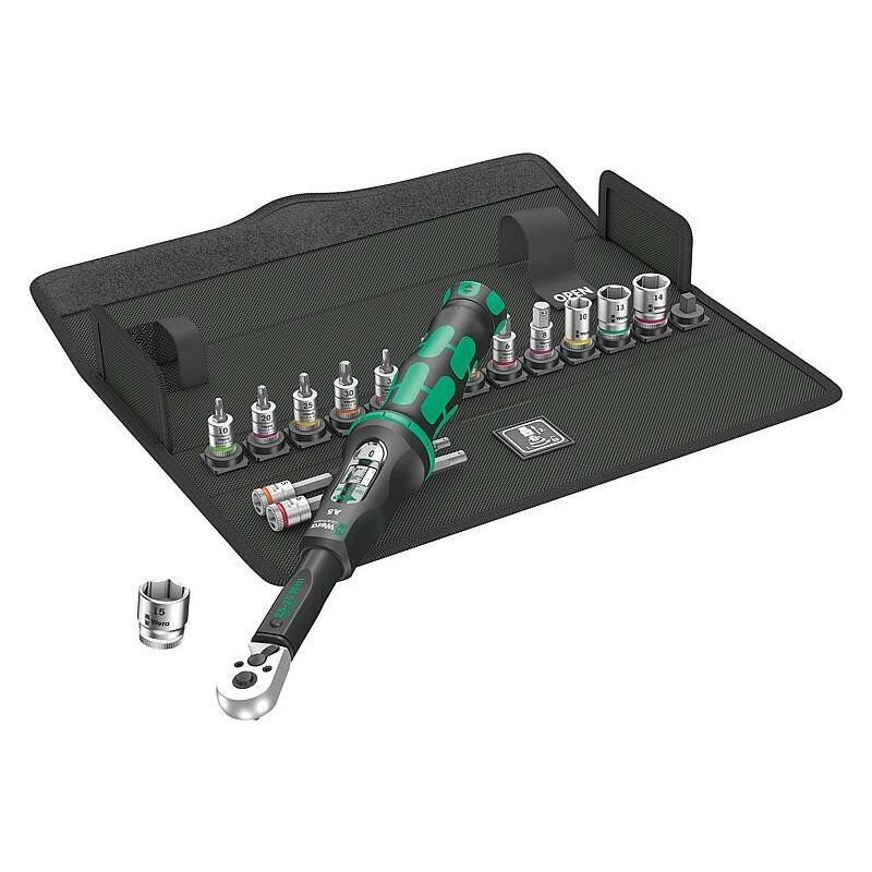 Wera - Jeux de clés dynamométrique 16 pièces 1/4' 2,5 - 25 Nm